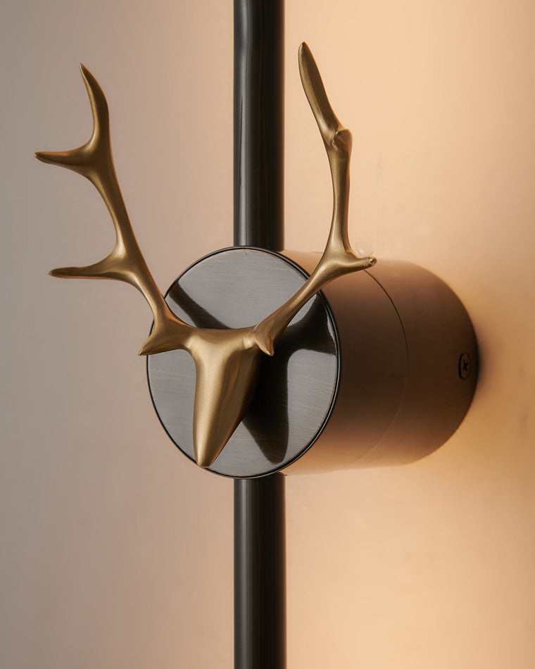 Diff Long Bar Wall Sconce with Antler -DF6019