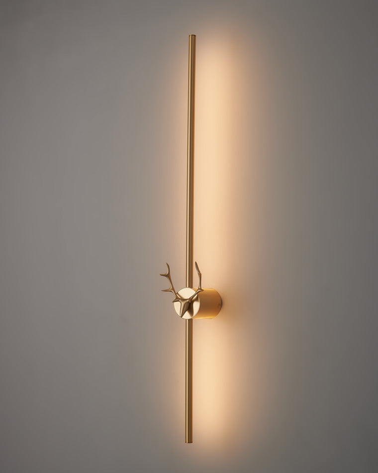 Diff Long Bar Wall Sconce with Antler -DF6019