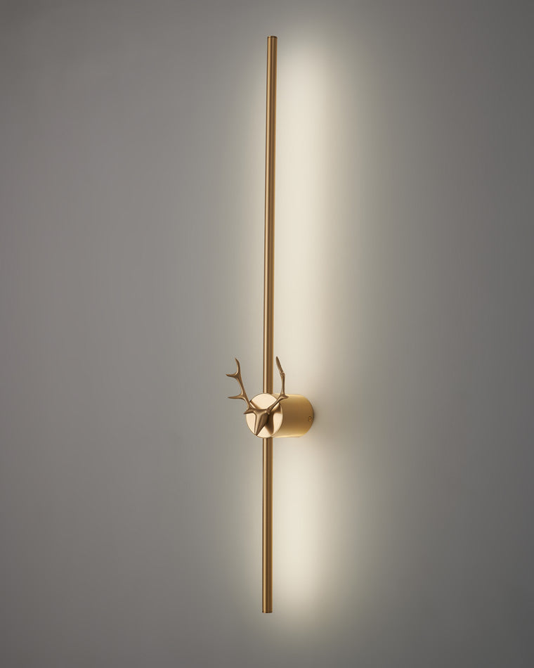 Diff Long Bar Wall Sconce with Antler -DF6019