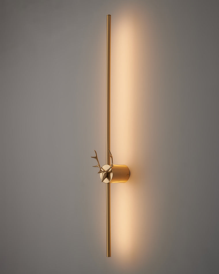 Diff Long Bar Wall Sconce with Antler -DF6019