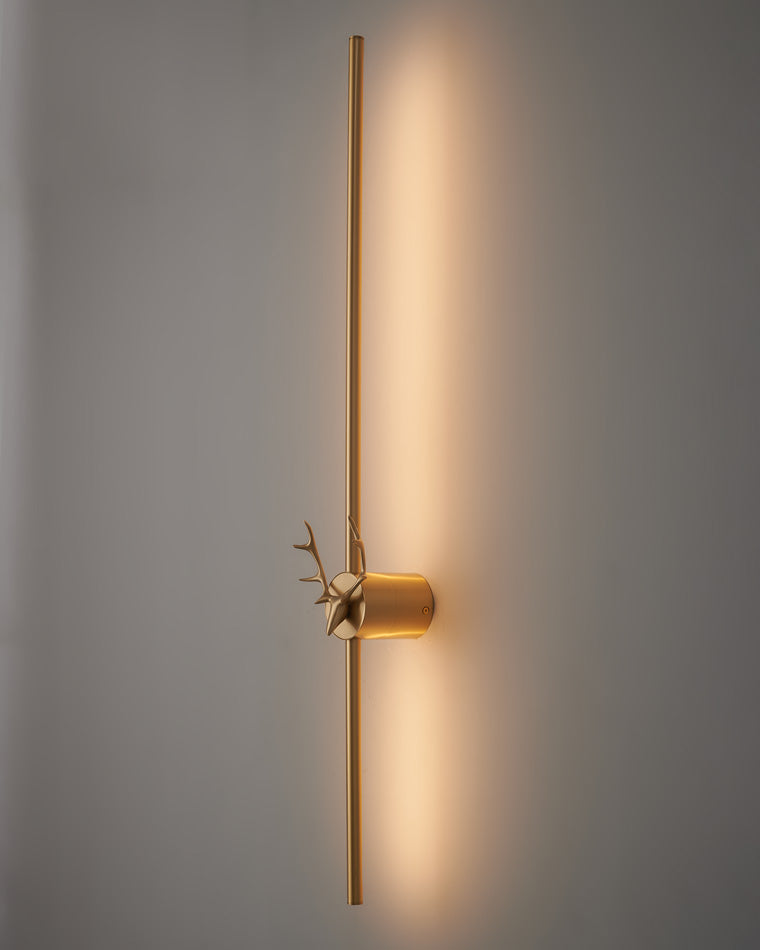 Diff Long Bar Wall Sconce with Antler -DF6019