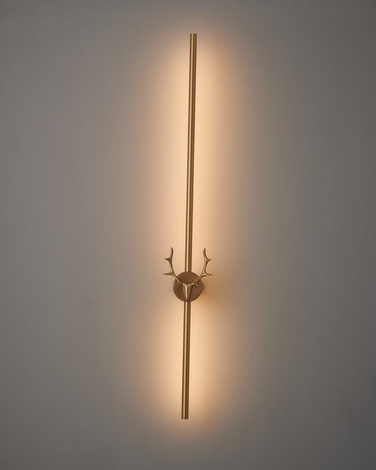 Diff Long Bar Wall Sconce with Antler -DF6019