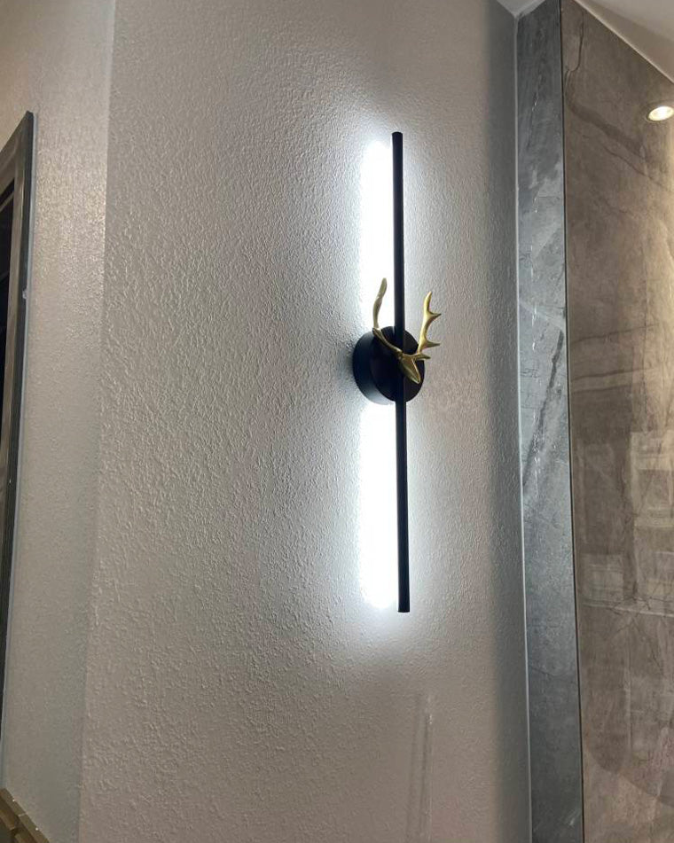 Diff Long Bar Wall Sconce with Antler -DF6019