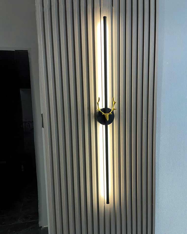Diff Long Bar Wall Sconce with Antler -DF6019