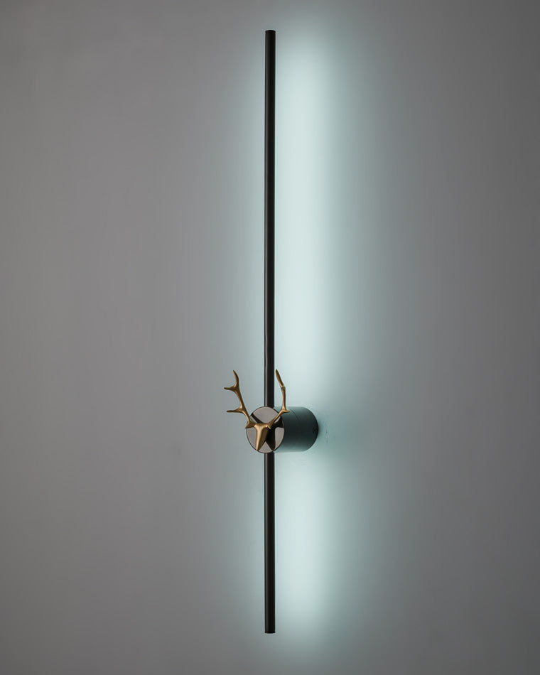 Diff Long Bar Wall Sconce with Antler -DF6019