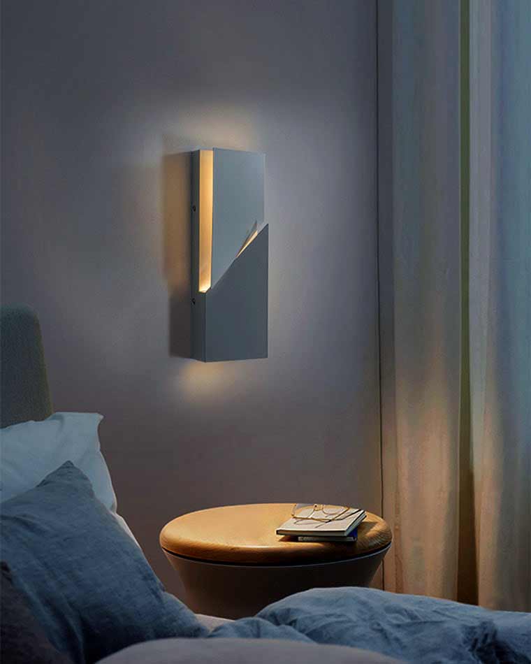 Diff Rectangular Sculptural Art Wall Sconce-DF6020