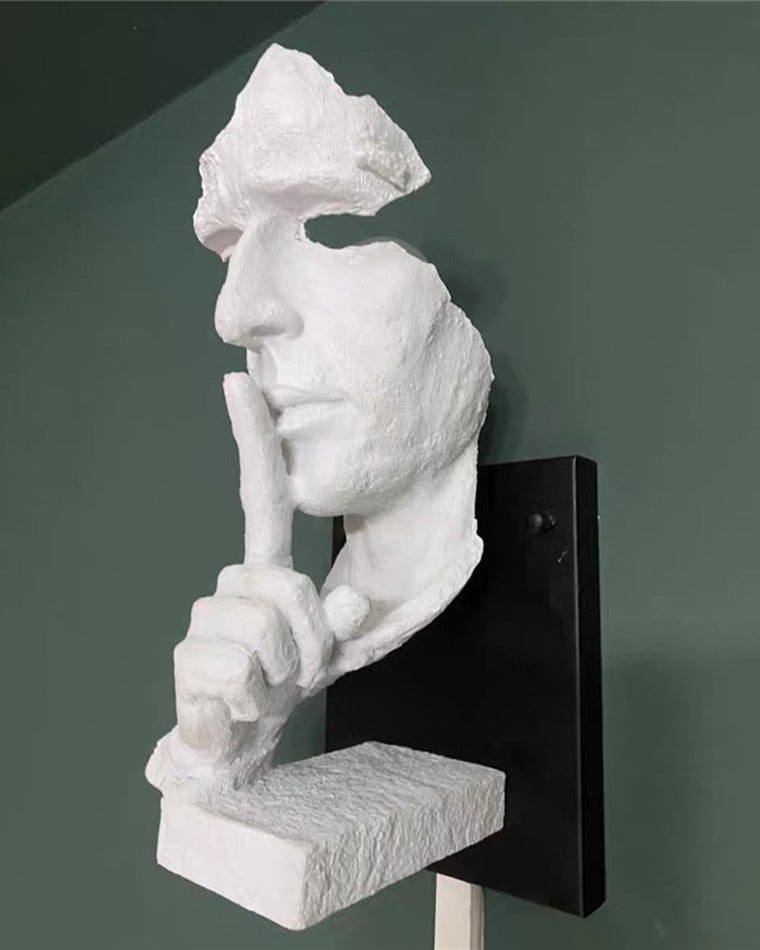 Diff Silence Gesture Sculptural Wall Sconce-DF6023