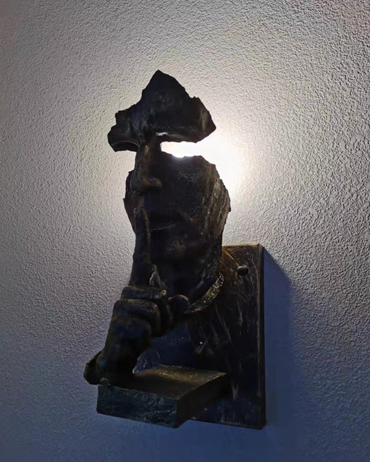 Diff Silence Gesture Sculptural Wall Sconce-DF6023
