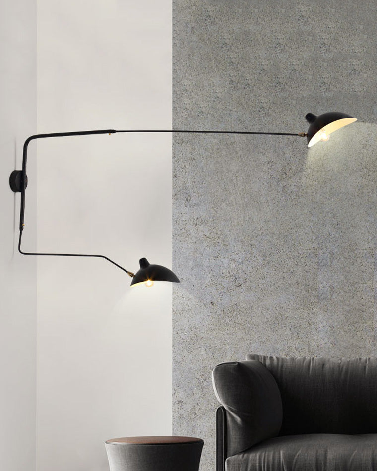 Diff Articulating Swivel Double Arm Wall Sconce-DF6024