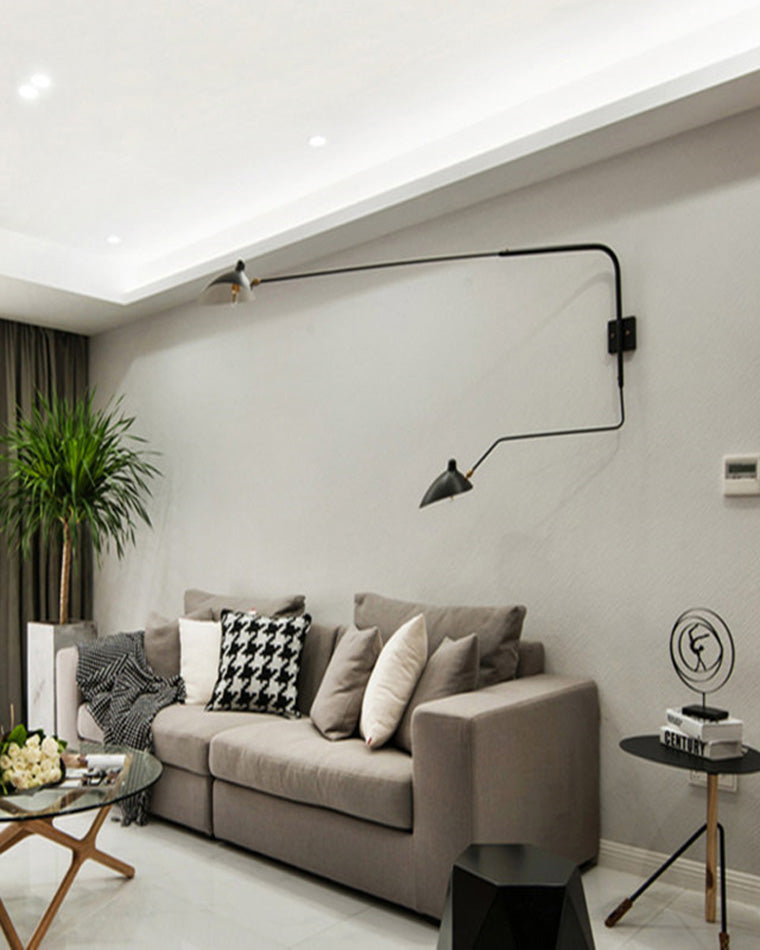 Diff Articulating Swivel Double Arm Wall Sconce-DF6024