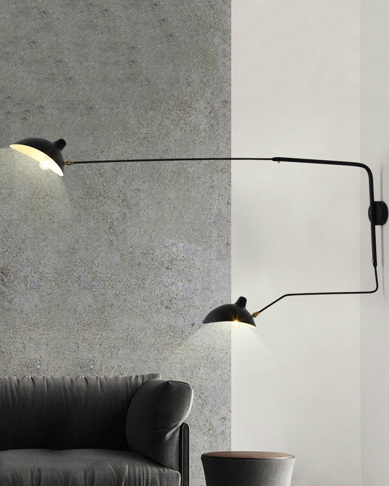 Diff Articulating Swivel Double Arm Wall Sconce-DF6024