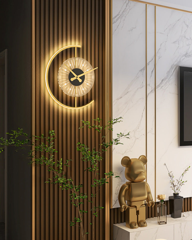 Diff Wall Clock with Led Light-DF6027