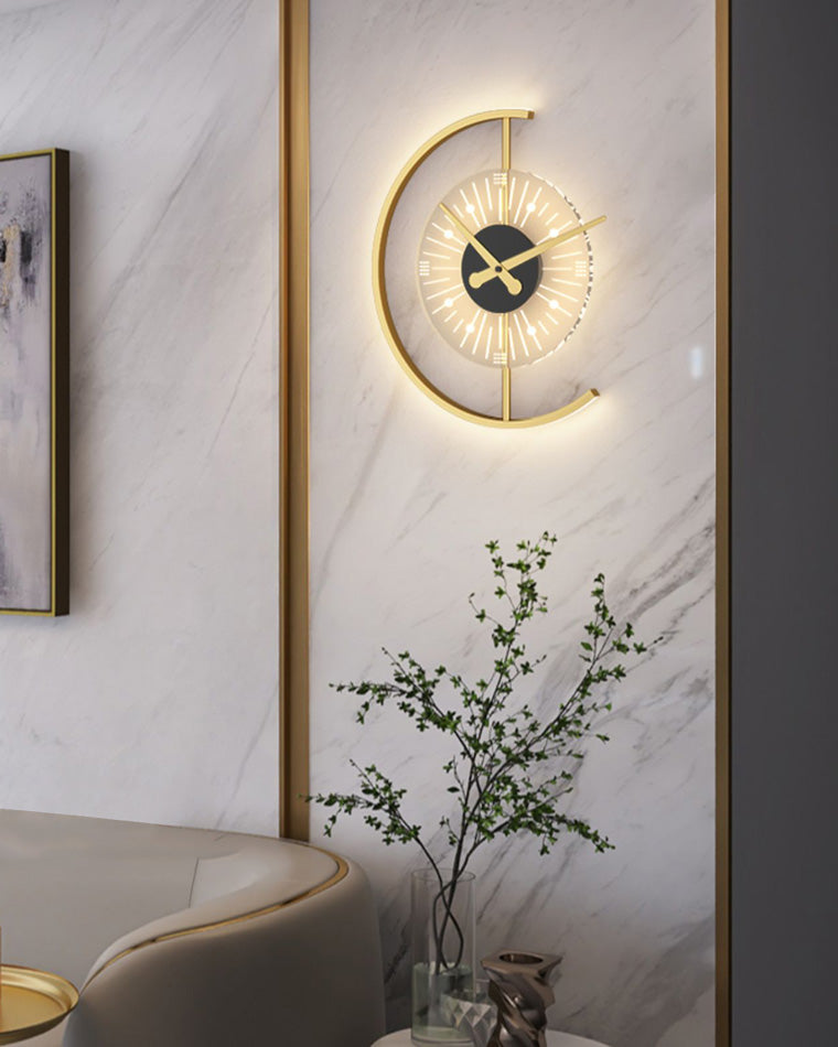 Diff Wall Clock with Led Light-DF6027
