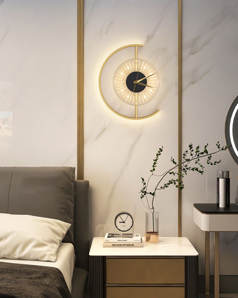 Diff Wall Clock with Led Light-DF6027