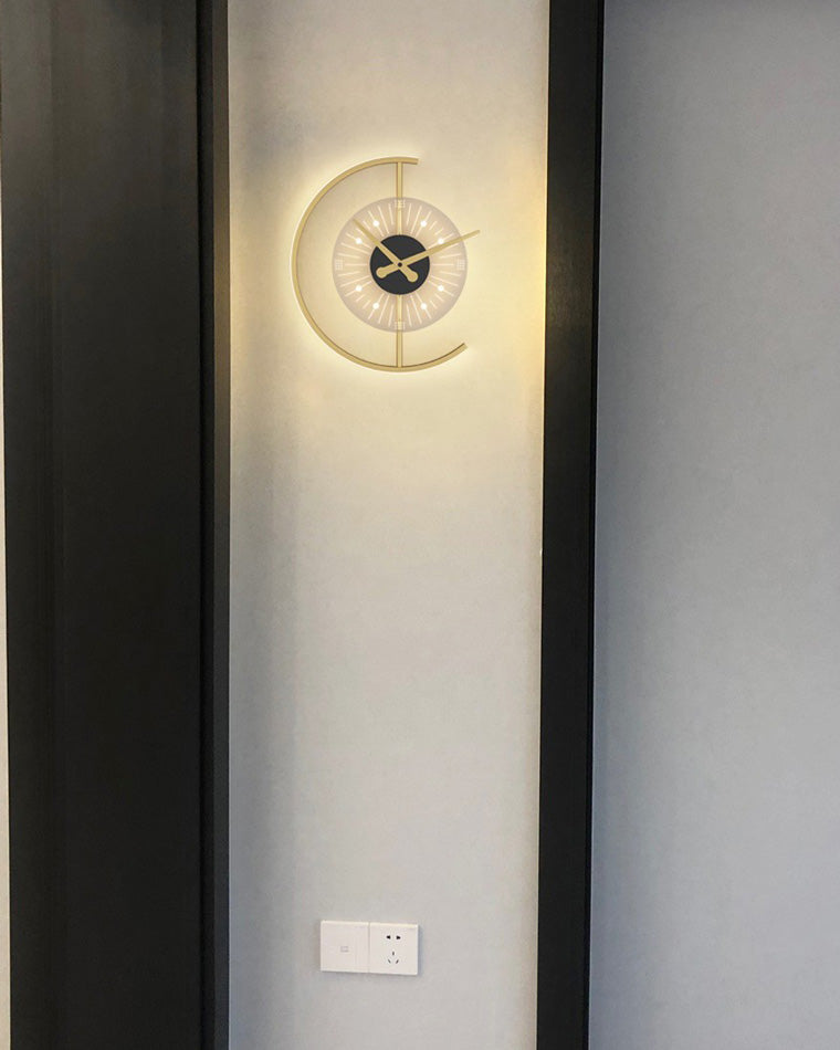 Diff Wall Clock with Led Light-DF6027