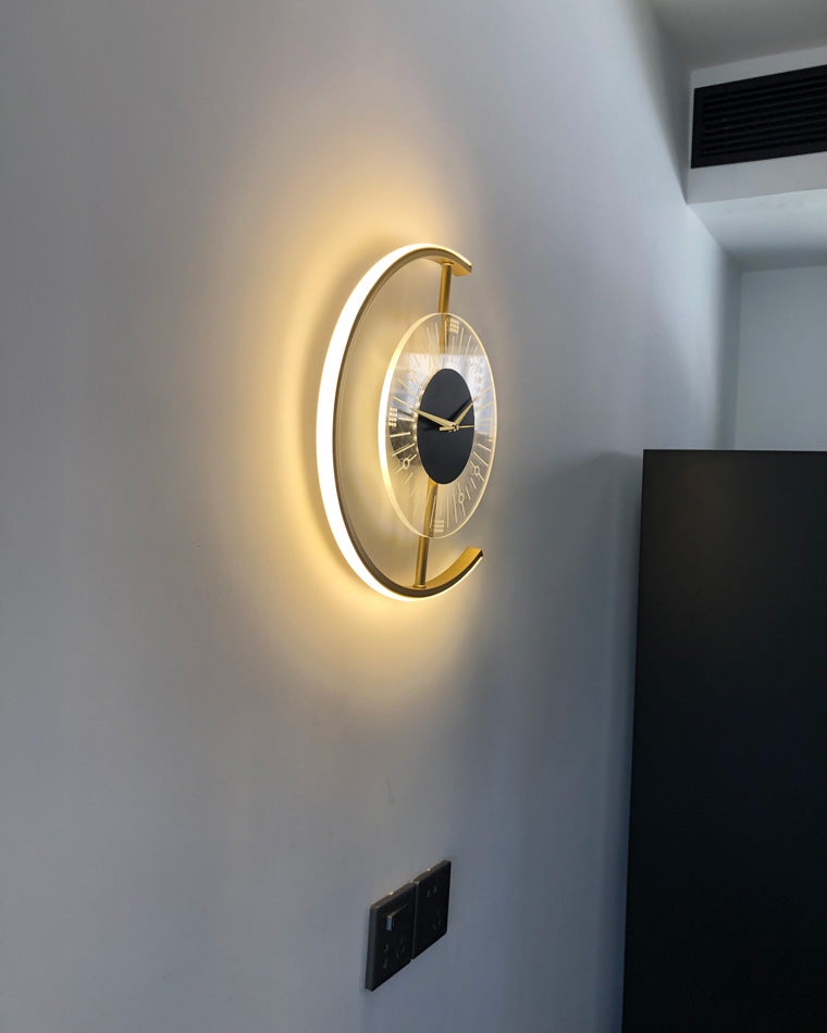 Diff Wall Clock with Led Light-DF6027