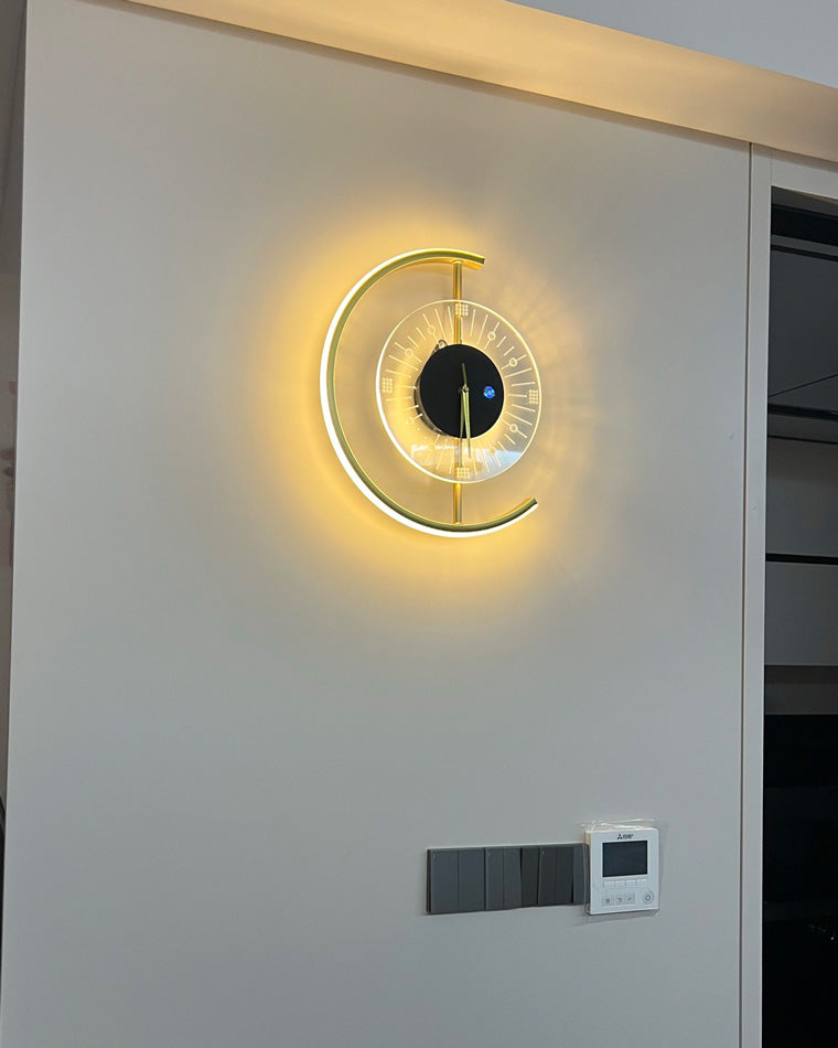 Diff Wall Clock with Led Light-DF6027
