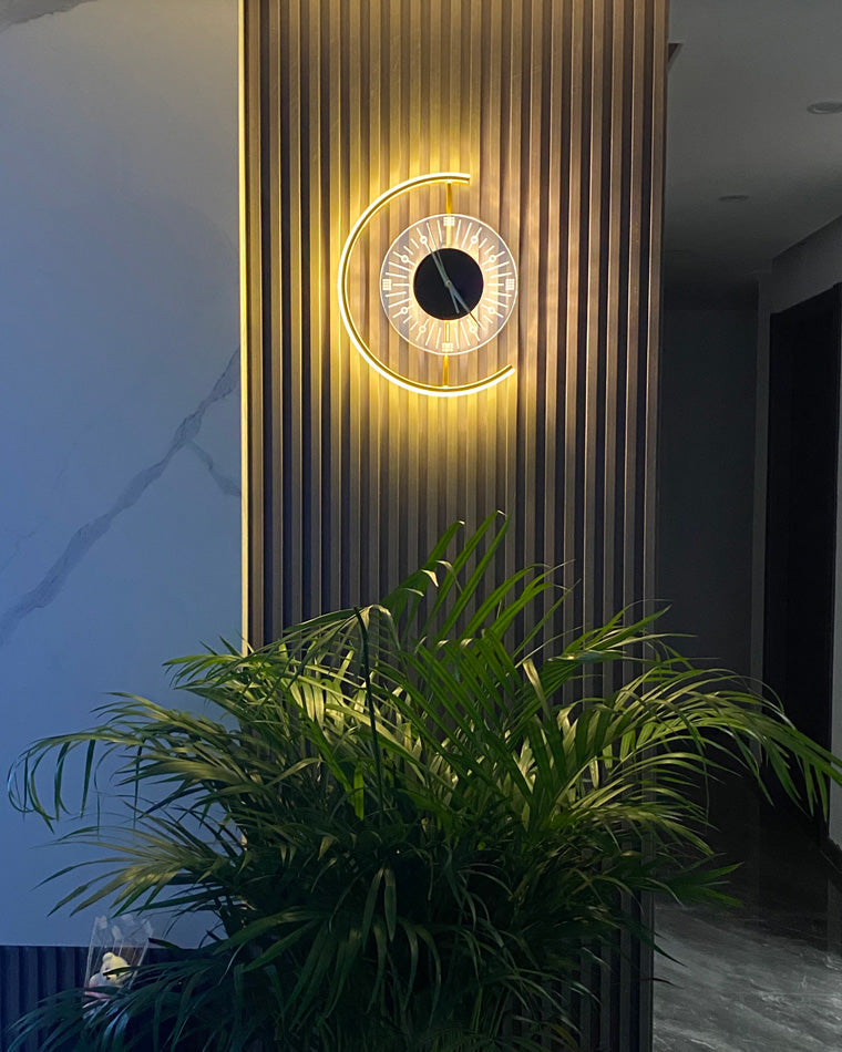 Diff Wall Clock with Led Light-DF6027