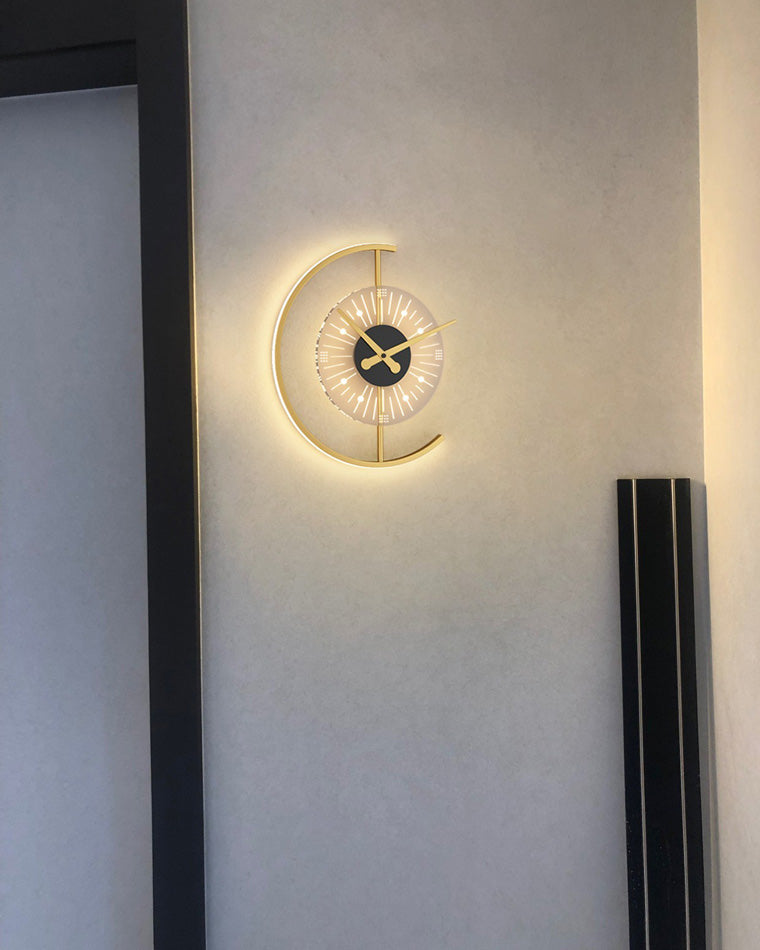 Diff Wall Clock with Led Light-DF6027