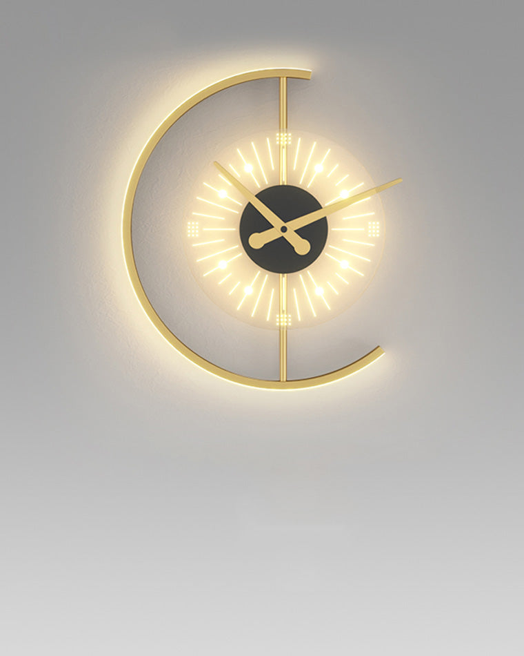 Diff Wall Clock with Led Light-DF6027