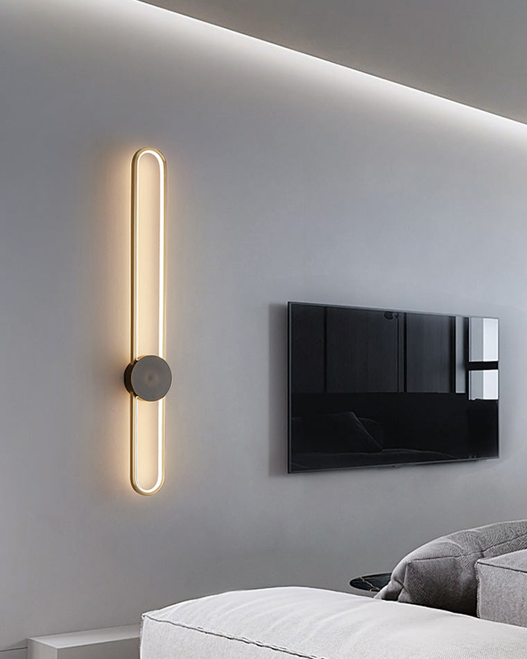 Diff Long Oval LED Wall Sconce-DF6032