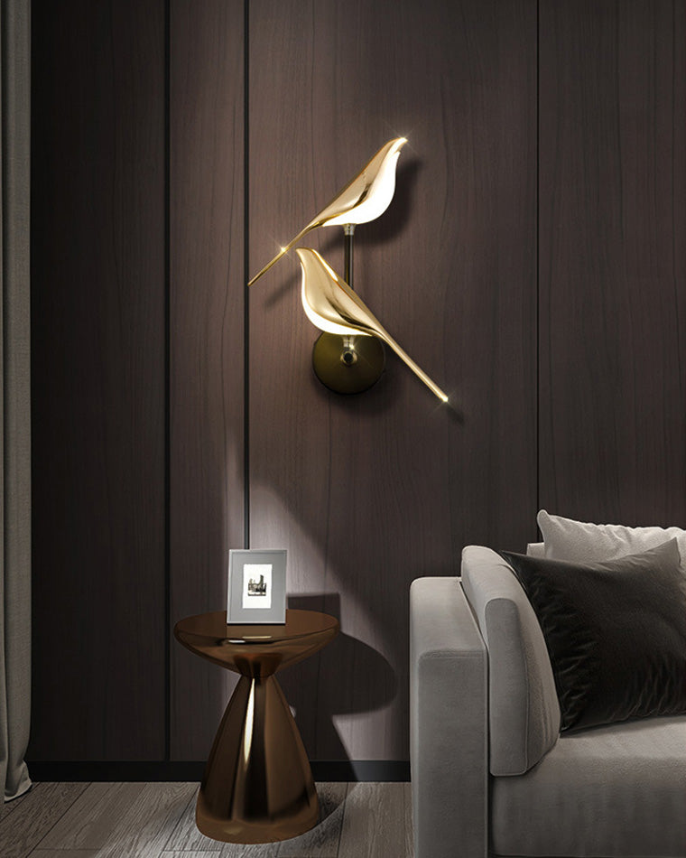 Diff Gold Birds Wall Sconce-DF6033