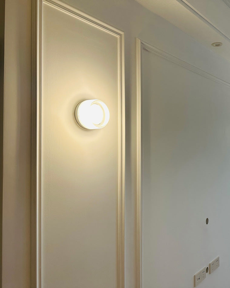 Diff Dimple Small Glass Wall Sconce-DF6038