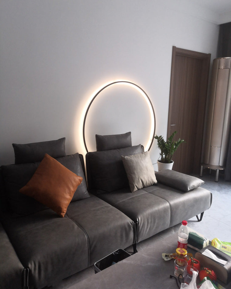 Diff Large Circular Accent Wall Sconce-DF6040