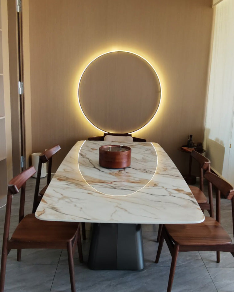 Diff Large Circular Accent Wall Sconce-DF6040