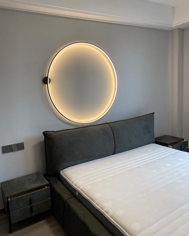 Diff Large Circular Accent Wall Sconce-DF6040