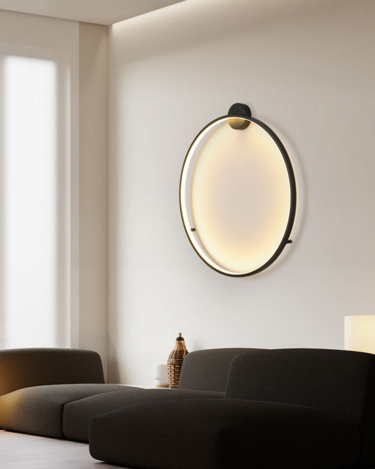 Diff Large Circular Accent Wall Sconce-DF6040