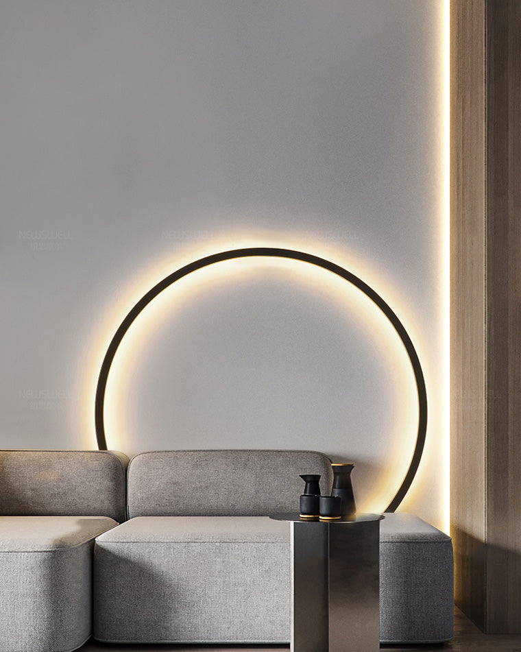 Diff Large Circular Accent Wall Sconce-DF6040