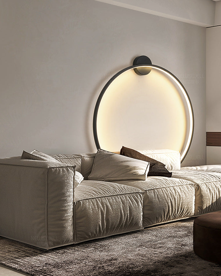 Diff Large Circular Accent Wall Sconce-DF6040