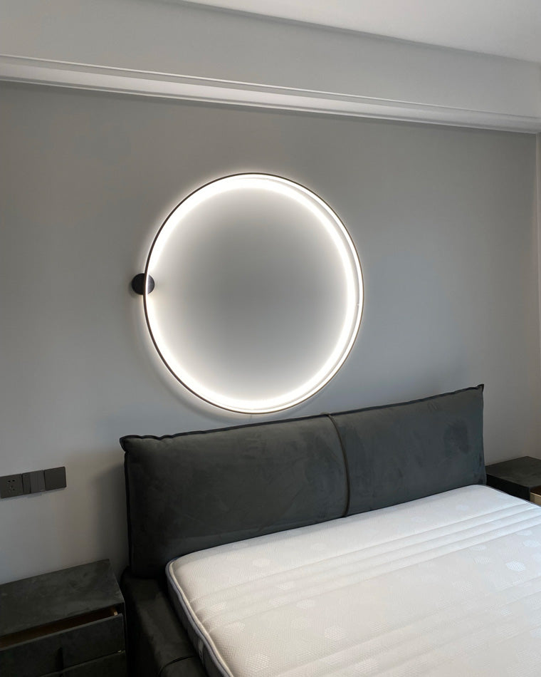 Diff Large Circular Accent Wall Sconce-DF6040