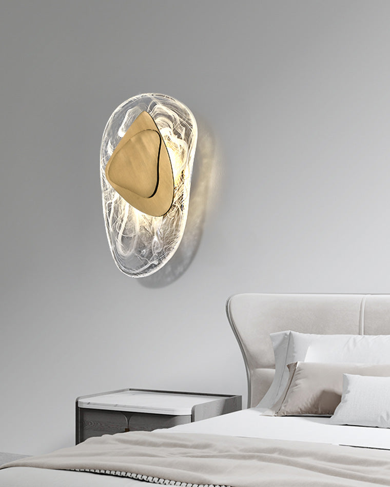 Diff Water Ripple Sculptural Wall Sconce-DF6041