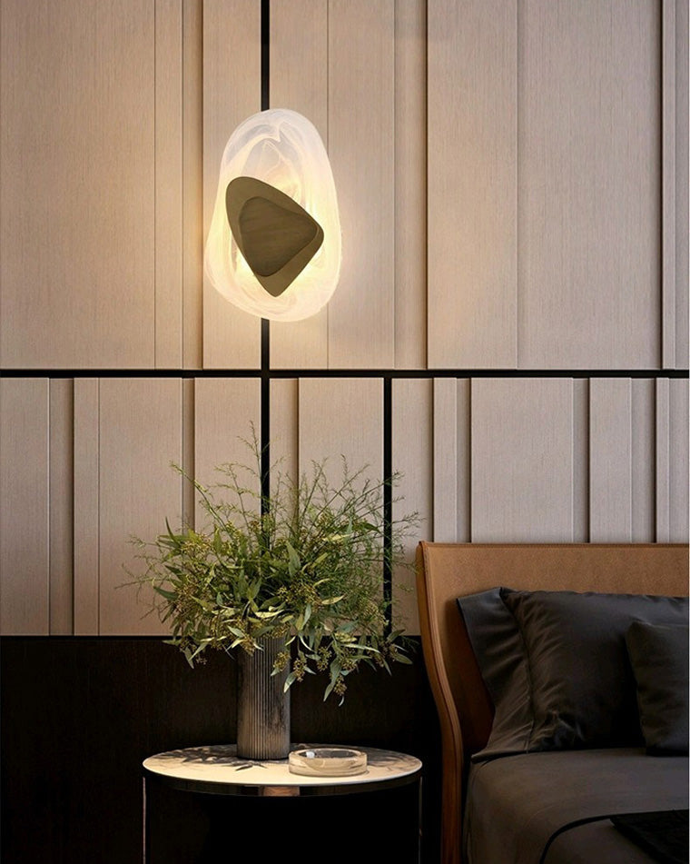 Diff Water Ripple Sculptural Wall Sconce-DF6041
