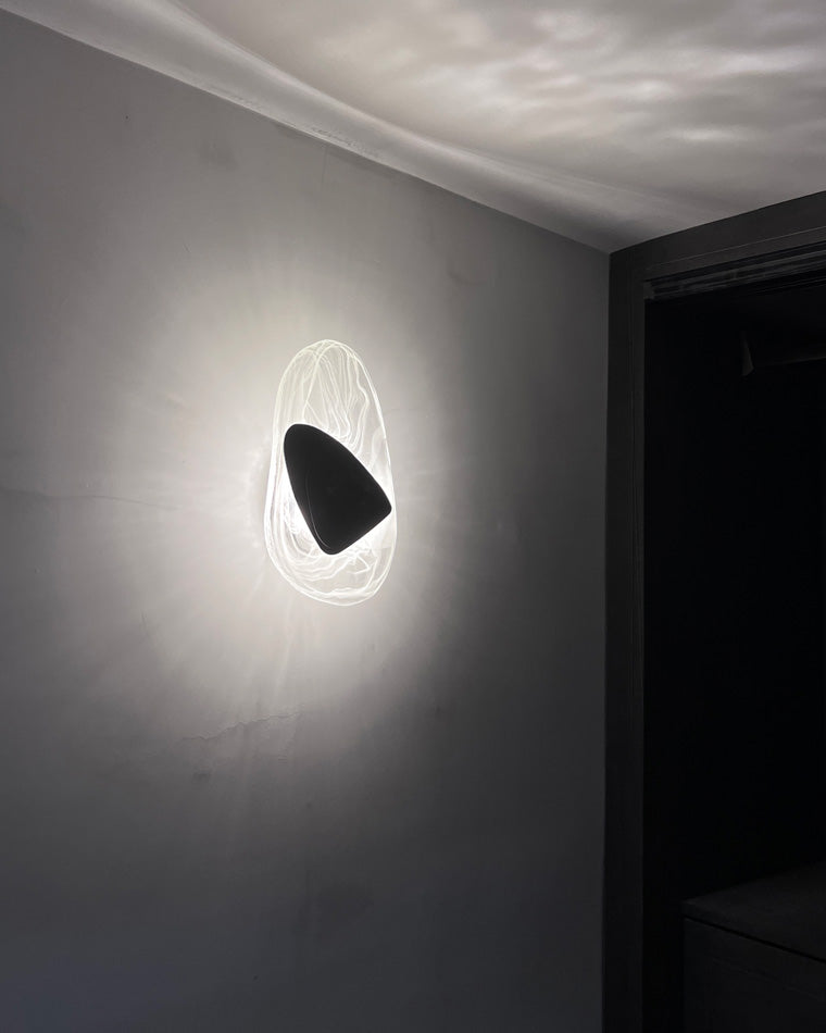 Diff Water Ripple Sculptural Wall Sconce-DF6041