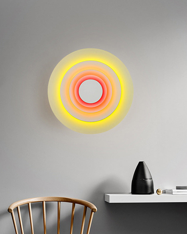 Diff Colorful Round Accent Wall Sconce-DF6043