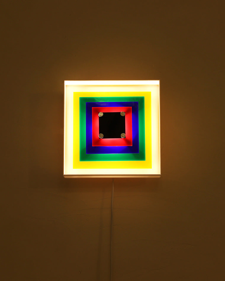 Diff Square Sculptural Wall Sconce-DF6047