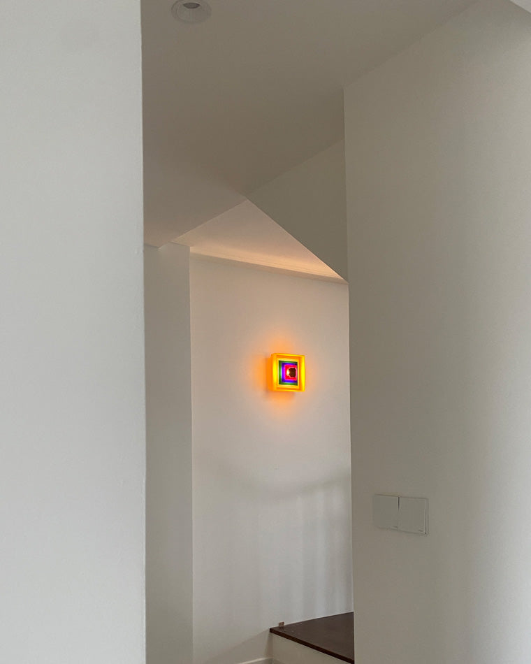 Diff Square Sculptural Wall Sconce-DF6047