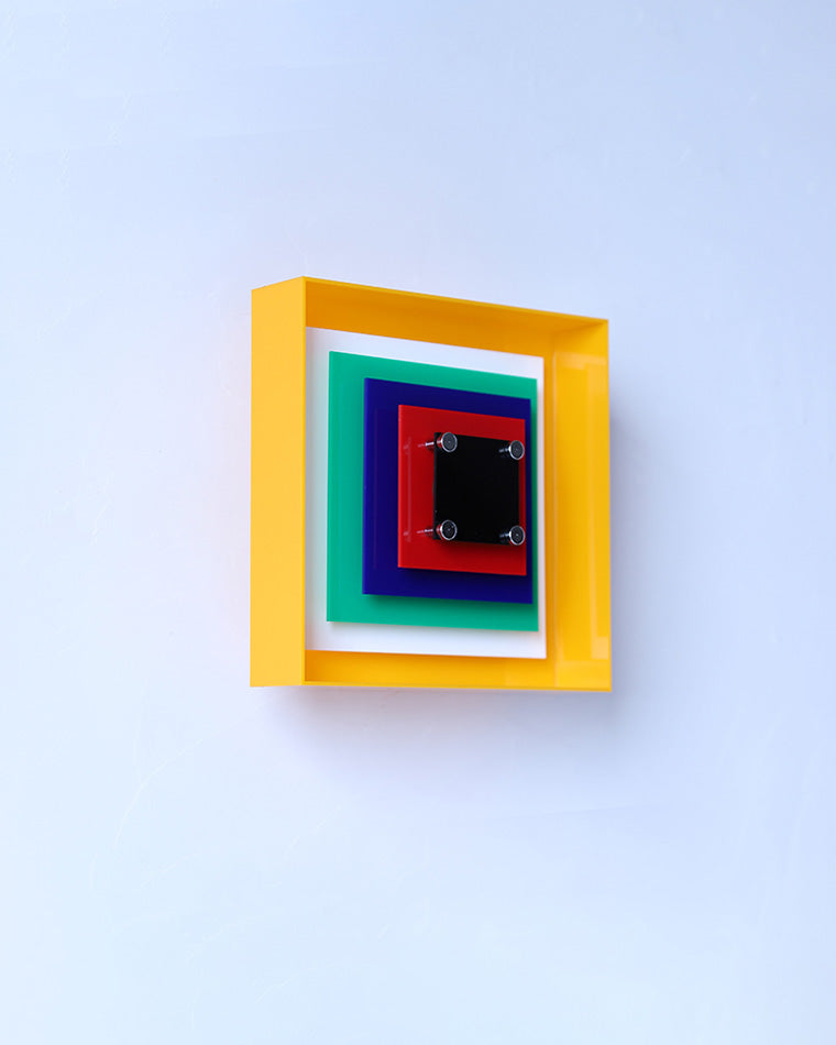 Diff Square Sculptural Wall Sconce-DF6047