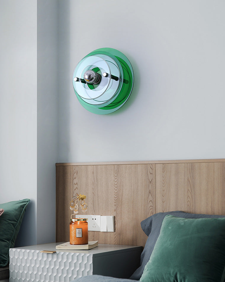 Diff Round Accent Wall Sconce-DF6049