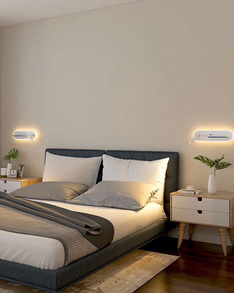 Diff Long Wall Spotlight with Switch & Charging Panel-DF6051