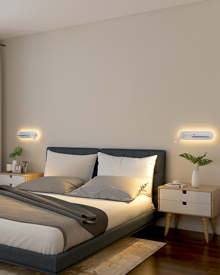 Diff Long Wall Spotlight with Switch & Charging Panel-DF6051