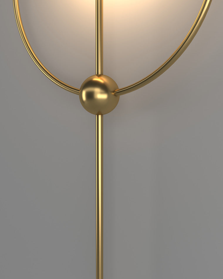 Diff Eclipse Brass Sculptural Wall Sconce-DF6058