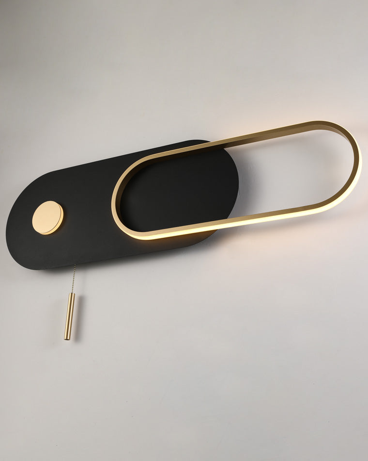 Diff Pull Chain Oval Wall Sconce-DF6063