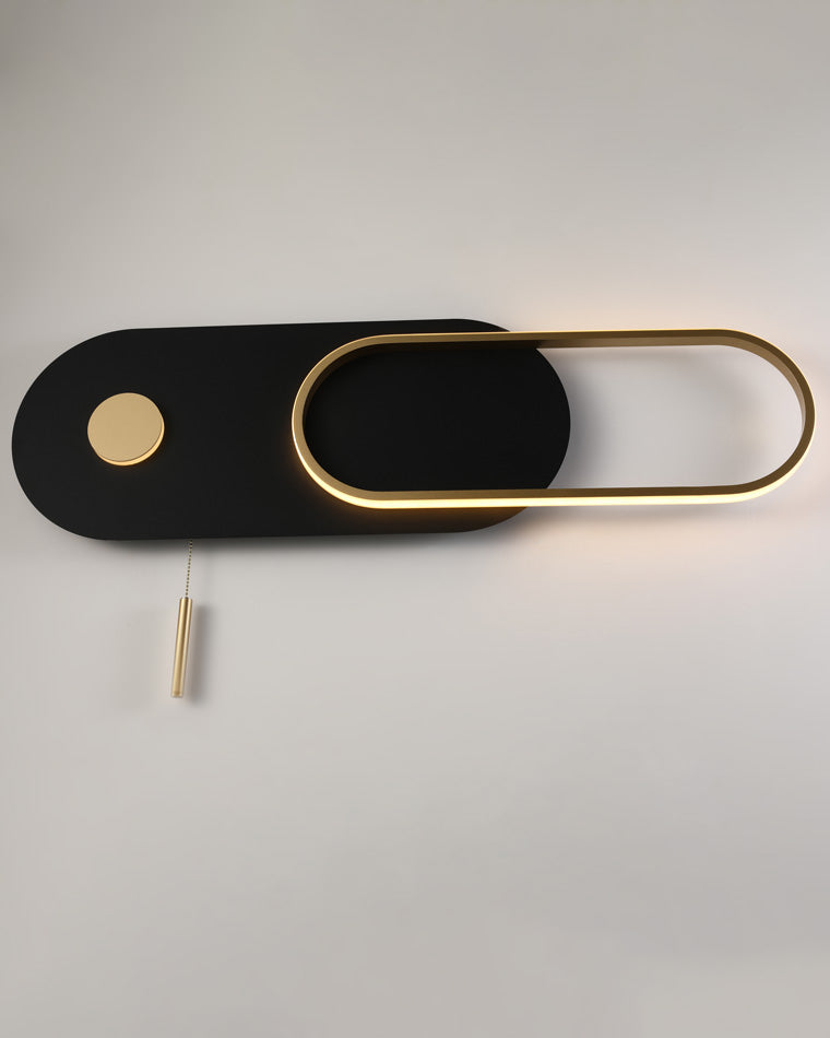Diff Pull Chain Oval Wall Sconce-DF6063