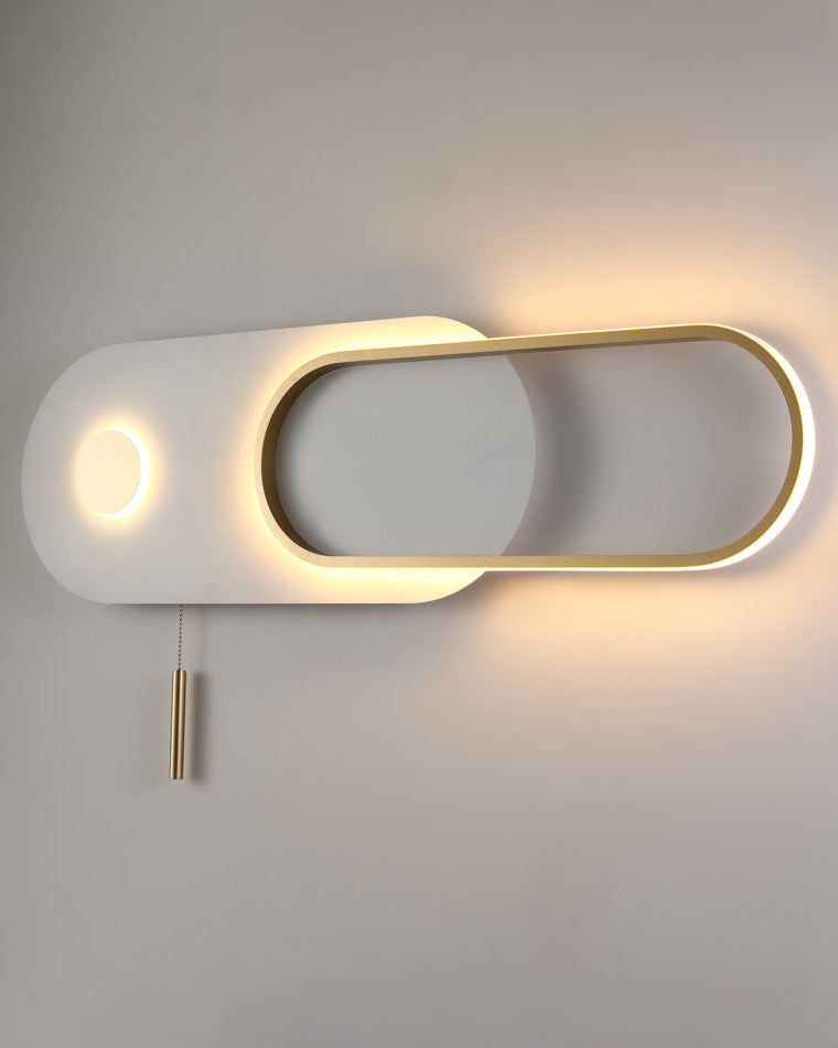 Diff Pull Chain Oval Wall Sconce-DF6063