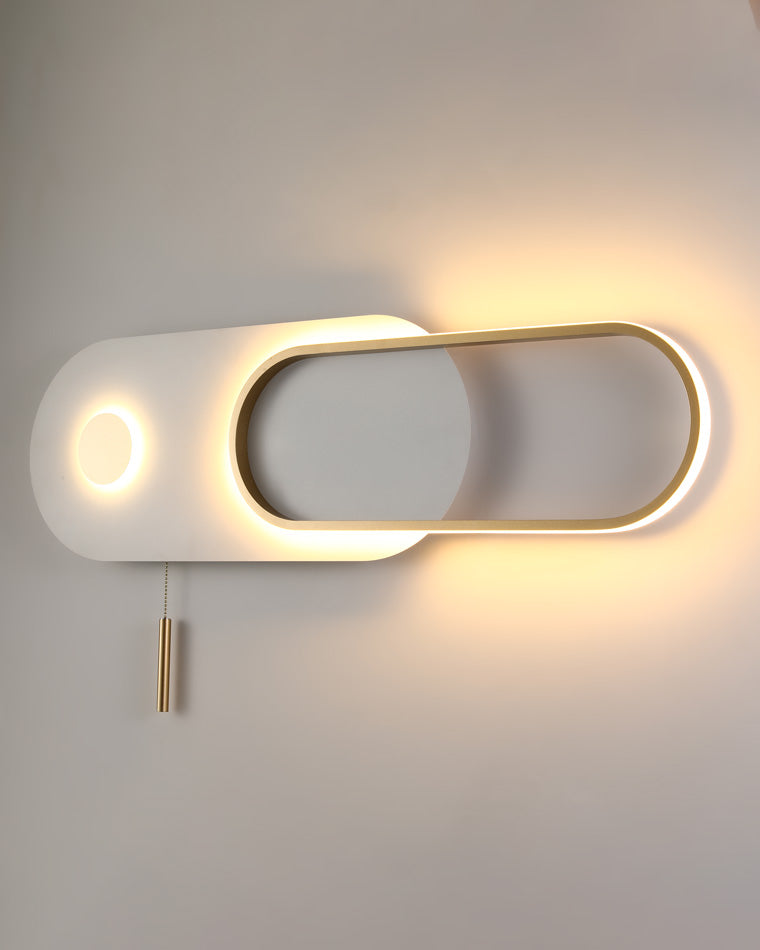 Diff Pull Chain Oval Wall Sconce-DF6063