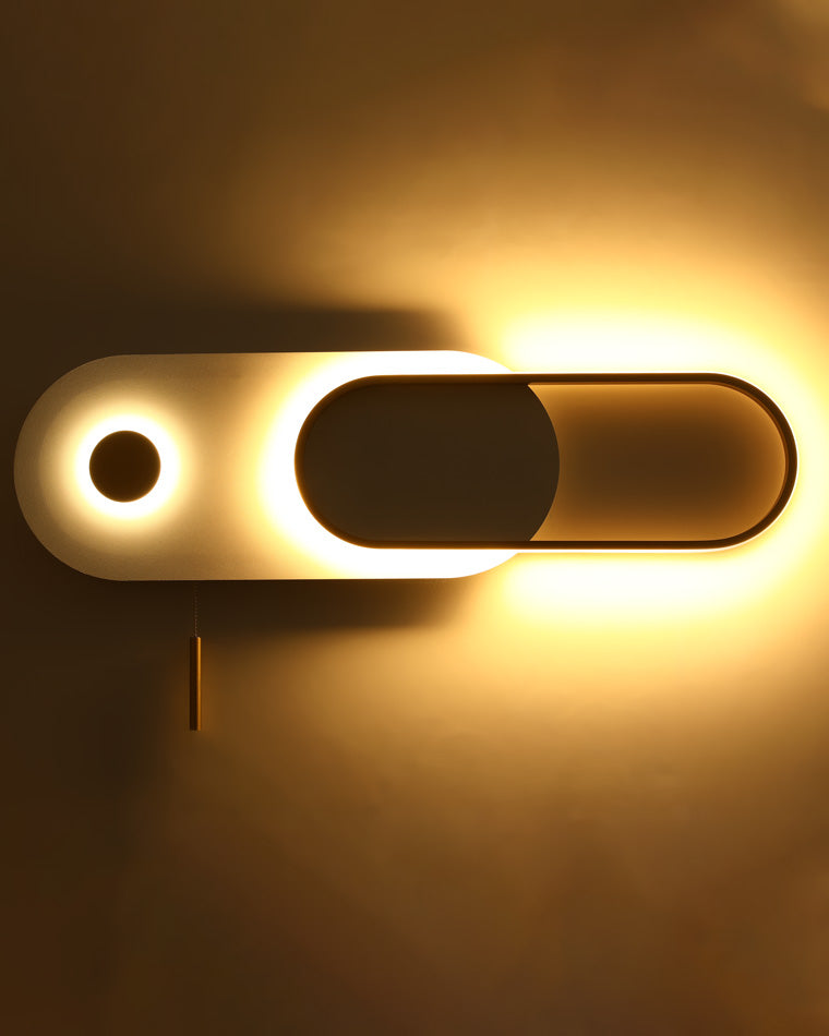 Diff Pull Chain Oval Wall Sconce-DF6063
